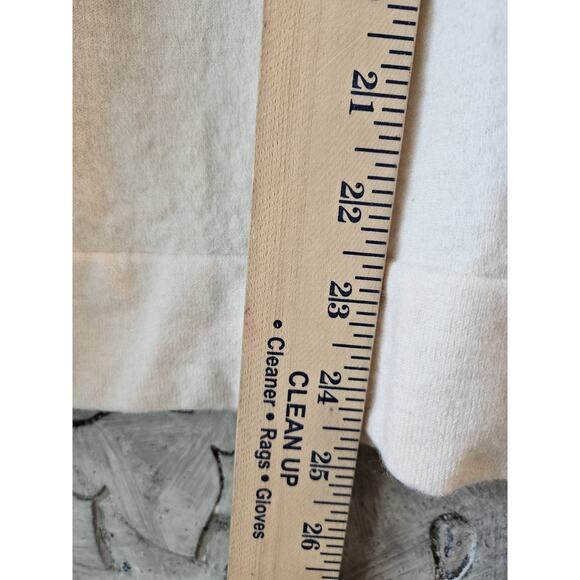 The Fold Merino Wool Blend Cream Ivory Sweater Blouse Size M Medium - Picture 6 of 8